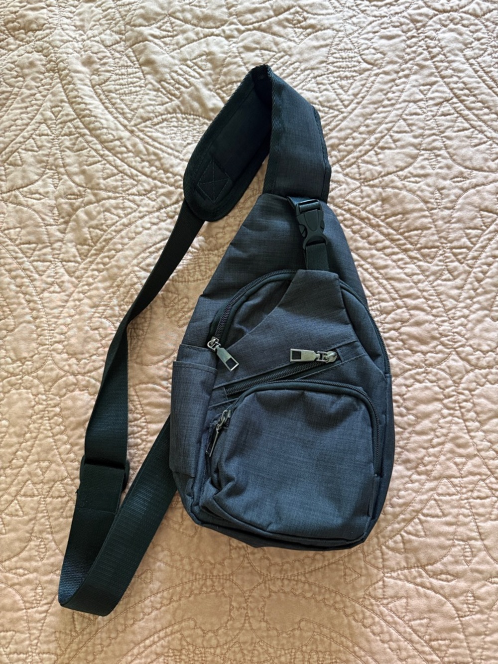 Black Sling Crossbody Bag - Versatile Everyday Carry